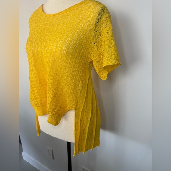 Love Moschino Asymmetrical Knit T-Shirt – Size 6 - Picture 12 of 17